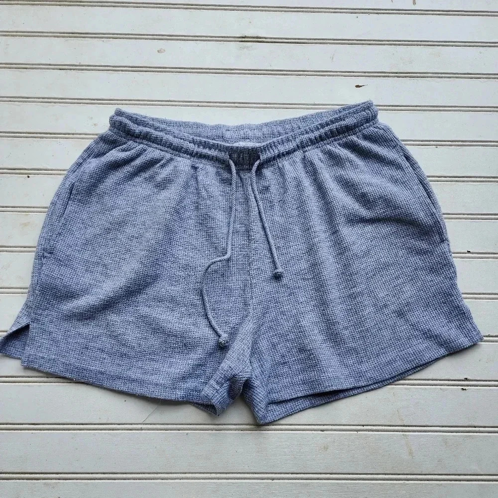 Reflex Flannel Lunge Sweat Shorts Ladies  Casual Wear Drawstring Pull Pockets M